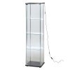 ガラスコレクションケース 4段　LED C/D99490 不二貿易