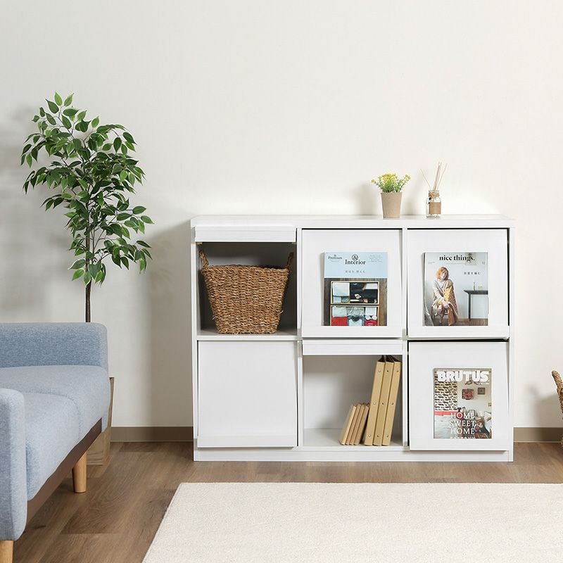 ディスプレイラック 120幅 3列 2段 不二貿易