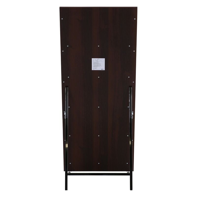 ウッドマガジンラック　デコール 5段 ワイド 不二貿易 ブラウン 折りたたみ