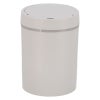【2個セット】センサーダストボックス 12L ラウンド アイボリー 不二貿易