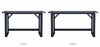 関家具 Contieaks Grounds V2 グラウンズ ゲーミンデスク ブラック 黒 幅 W120cm W140cm