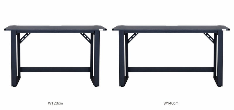 関家具 Contieaks Grounds V2 グラウンズ ゲーミンデスク ブラック 黒 幅 W120cm W140cm