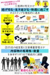 IPIC SONAE 防災リュック りすのほおぶくろ 1人用45点セット
