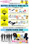 IPIC SONAE 防災リュック りすのほおぶくろ 1人用45点セット