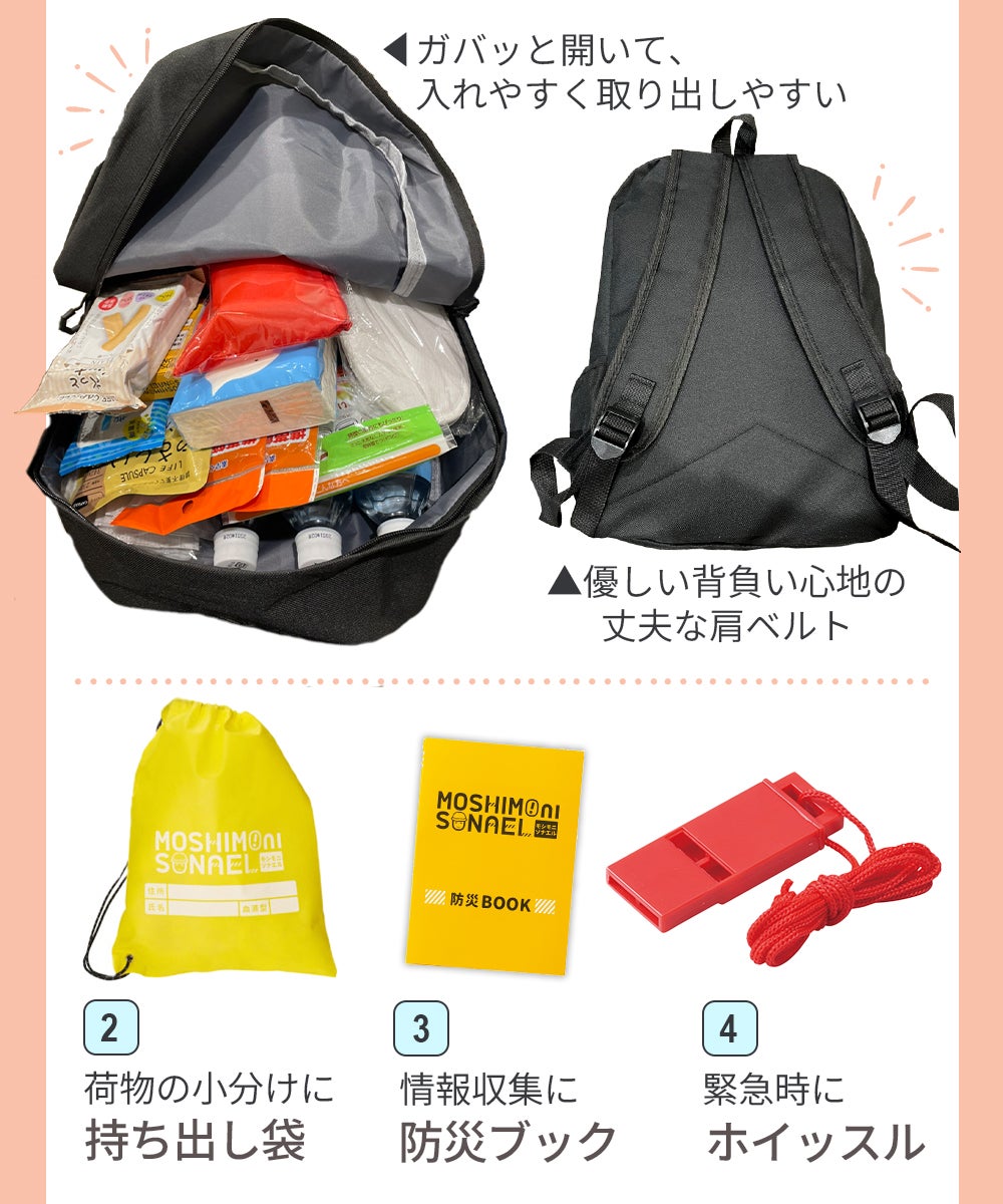 IPIC SONAE 防災リュック  初期避難オールインワン 1人用47点セット
