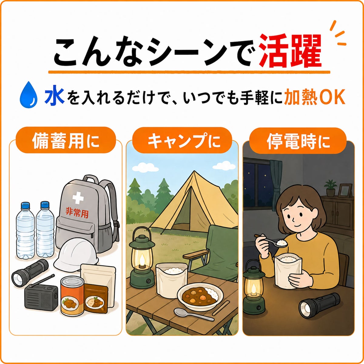 モーリアンヒートパック 加熱セット L使用例